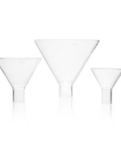 DWK Duran Powder Funnel, Short Wide Stem, Diameter 80 mm