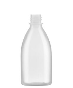 Kautex Narrow Neck Bottle 100 mL, LDPE Clear, Without Screw Cap (Use with 9.072 773)