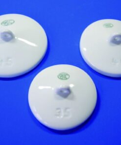 LLG Porcelain Lid D 35, DIN 39 mm Dia for Crucible 35 mm Dia