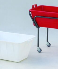 Gorr Transporttechnik 100-Liter PE White Tapered Tank (900 x 540 x 400 mm)