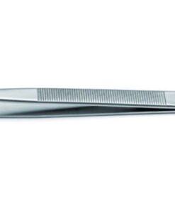 Ideal-tek Tweezers (150 mm, Stainless Steel, Type 119B.SA, Curved Fine Tips)