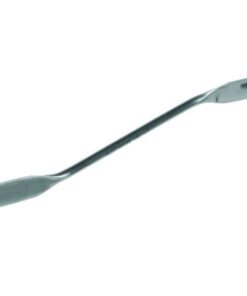 BOCHEM Double Spatulas, 18/8 Steel, Bent, 150x9 mm