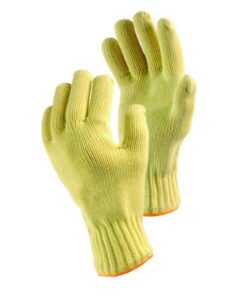 Jutec 5-Finger Glove H0150035-S-8 Size 8 Up to 500°C Contact Heat Short-Term Kevlar Cords Length 350mm CE Cat II EN 388:2016 EN 407:2004