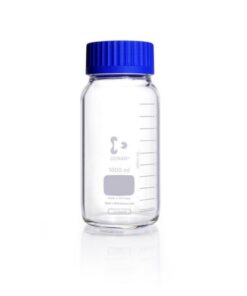 DWK Duran Thread Bottle 1000 ml Wide Neck with GLS 80 Thread Complete