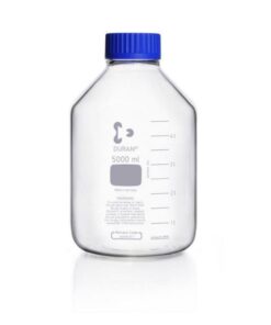 DWK Duran Thread Bottle, 5000 mL, Wide Neck with GLS 80 Thread, Complete