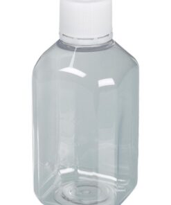 Bürkle Laboratory Bottle, 500 mL, Polyethylene Terephthalate (PET), Sterile, Transparent with Moulded Graduations and Tamper-Evident Cap