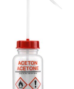 Kautex Textron Wide Mouth Wash Bottles LDPE Aceton 500 mL Red