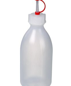 Bürkle Narrow Neck Bottle 250 ml, LDPE with Dropping Closure and Closing Cap