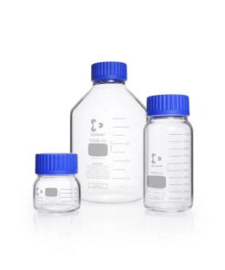 DWK Duran Thread Bottle 500 ml, Wide Neck, with GLS 80 Thread Complete