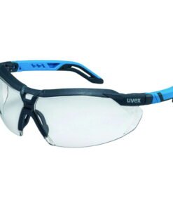 Uvex Safety Glasses I-5 9183, Colour Anthracite/Blue, PC Disk Colourless