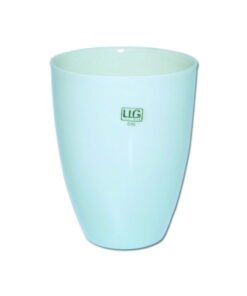 LLG Porcelain Crucible 3/50 DIN 72 mL, 50 mm Dia., Tall Form, Glazed