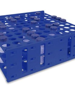Heathrow Scientific Mega Rack ABS for 100 x 50mL (28-32mm) Tubes - Blue