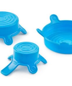 DWK Duran Silicone Lid Set Size S, M, L, Cyan