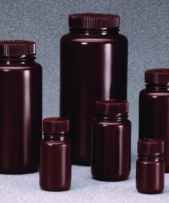Thermo Nalgene Wide Neck Bottle, 125 ml, HDPE, Amber, Pack of 72