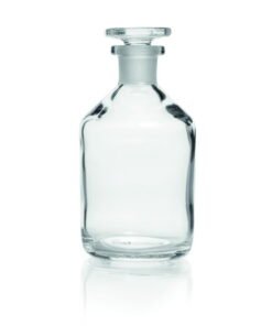 DWK Duran 100 mL Narrow Neck Reagent Bottle with Glass Stopper