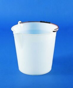 Kartell Bucket with Spout 12 L HDPE White Graduated (300 x 280 mm)