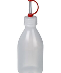 Bürkle Narrow Neck Bottle, 100 mL, LDPE with Drop Closure and Cap