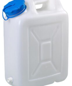 Bürkle Wide-Neck Canister 20 Liters with Threaded Socket at the Side Just Above the Ground