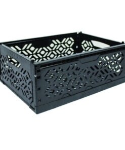 Surplus Systems Foldable Box Midi 145L Black 400x300x145mm PP