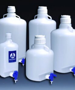 Thermo Nalgene Aspirator Bottle, PE LD with Stopcock Cap, 4 L