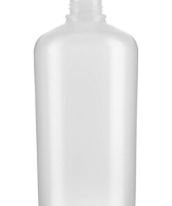 Kautex Textron Square Shouldered Bottles 500 mL Without Closure, LDPE, Round Shape