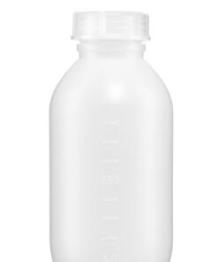 Kautex Textron HDPE Medium Neck Bottle 500 mL Round with Closure