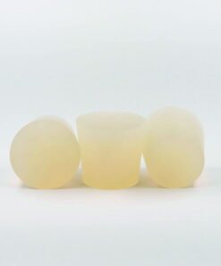 Deutsch & Neumann Silicone Stopper 12.5 x 16.5 x 20 mm with 1 Hole à 6 mm According to DIN 12871 (VMQ) Transparent