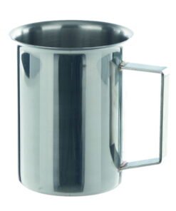 BOCHEM Beaker 2000 ml, 18/10-steel with rim and handle