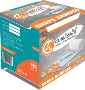 Crepe Bandage 150mm X 4.5m CliniHealth – 1s