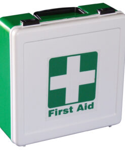 Plastic First Aid box – unstocked
