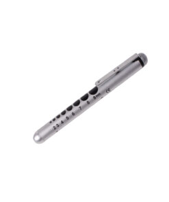 Penlight Torch – Silver with pupil gauge