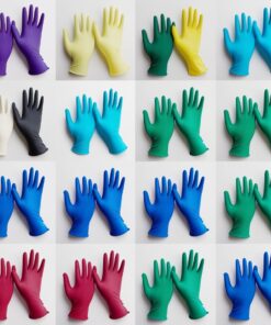Unigloves Latex Gloves, Size S 6-7, Lano E-Gel, Powder Free, Pack of 100