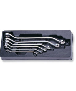 W32206Sc Jonnesway 6Pc 45 Degree Offset-Ring Wrench Set