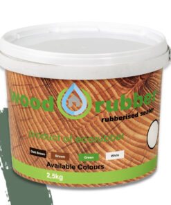 Eco Rubber Wood Rubber 2.5Kg Green