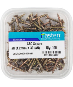Ifasten Cbc Square No8 4.2Mmx30Mm 100 Pt