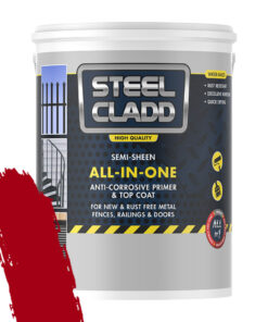 Steel Cladd All-In-One Water Based Red 1L