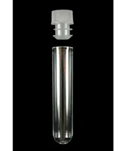 Test Tube, Glass, With Cap 12mm x 75mm