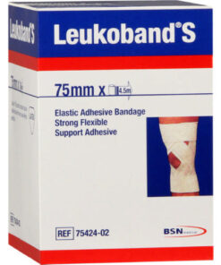 Leukoband S Elastic Adhesive Bandage 75mm X 4.5m