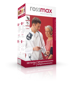 Alternative view of Rossmax GB Pocket Aneroid with Stethoscope Combined