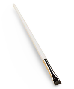 Wide Brow Arched brush - White