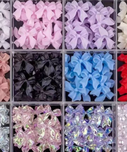 Alternative view of 3D Bow Nail art Set | 12 Grit