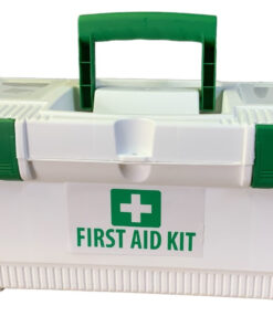 Large Comprehensive First Aid Kit in White Plastic Case