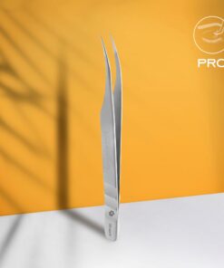 Alternative view of Staleks Professional eyelash tweezers EXPERT 40 TYPE 11 (curved)