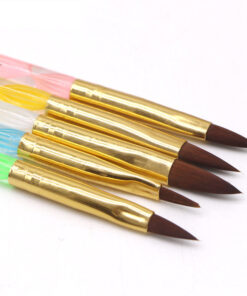 Acrylic 5pc brush set - Swirl Design