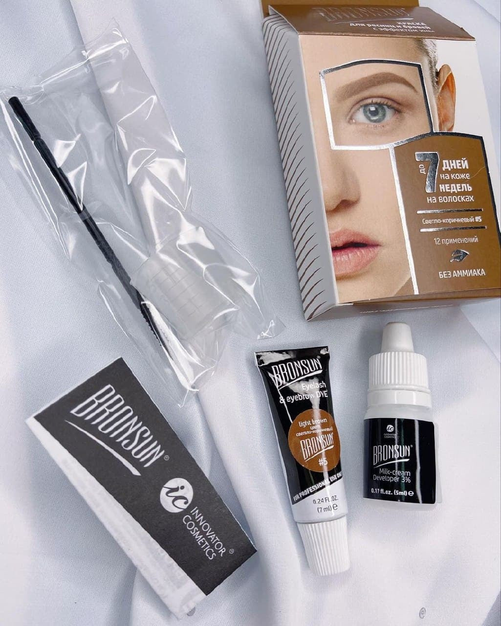 Bronsun Eyelash & Eyebrow dye Home kit - Image 3