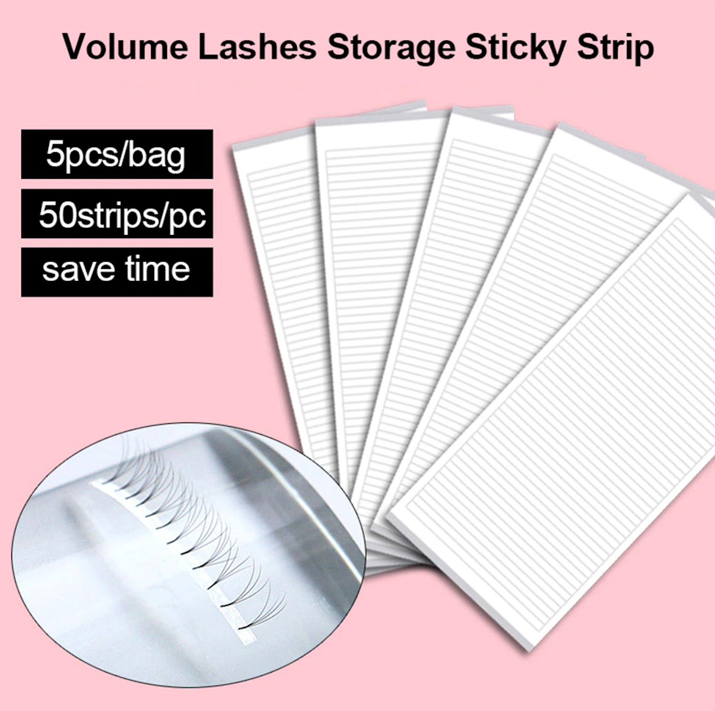Double Sided Tape For Easy Fanning Volume Technique - Image 2