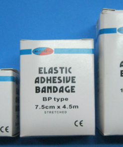Bandage Adhesive Elastic - 100mmx4.5m HC White EAB Heavy Sports Bandage
