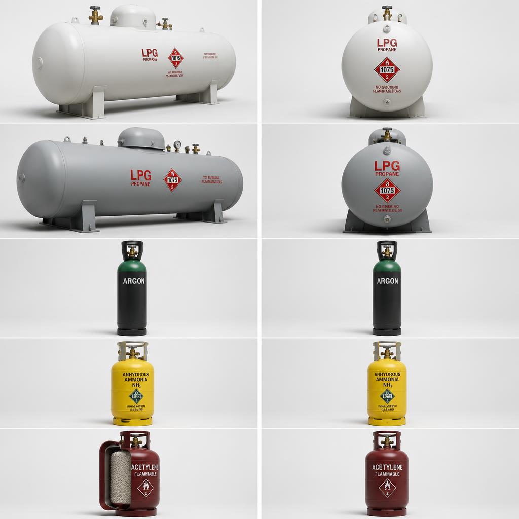 2,000 L Propane Tank