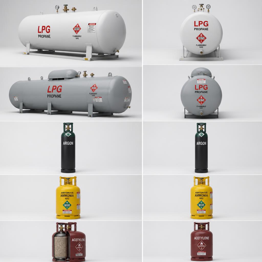 Nitrous Oxide (N2O) Cylinders